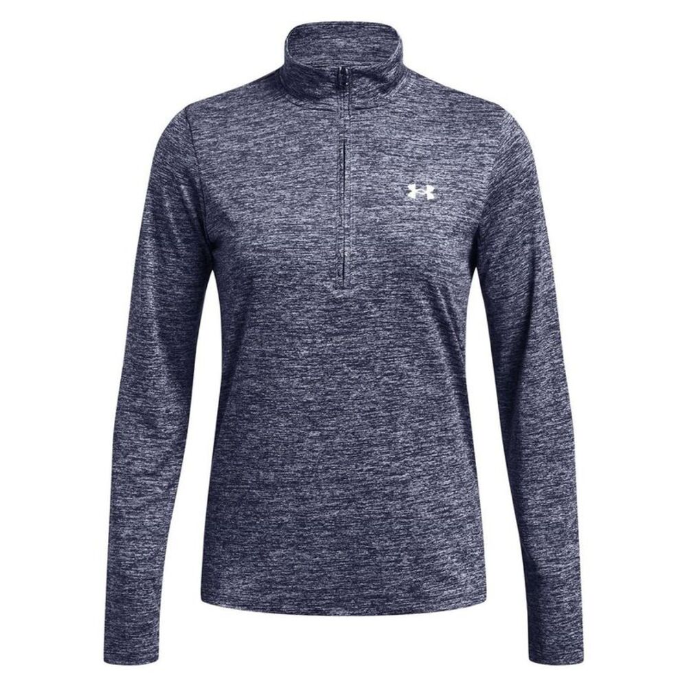 Under Armour Womens/Ladies Tech Textured Half Zip Top / Midnight Navy
